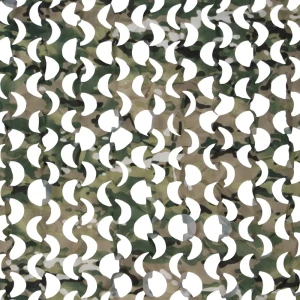 Сетка маскировочная Камуфляж мультикам 2x3 м зеленый/коричневый/черный