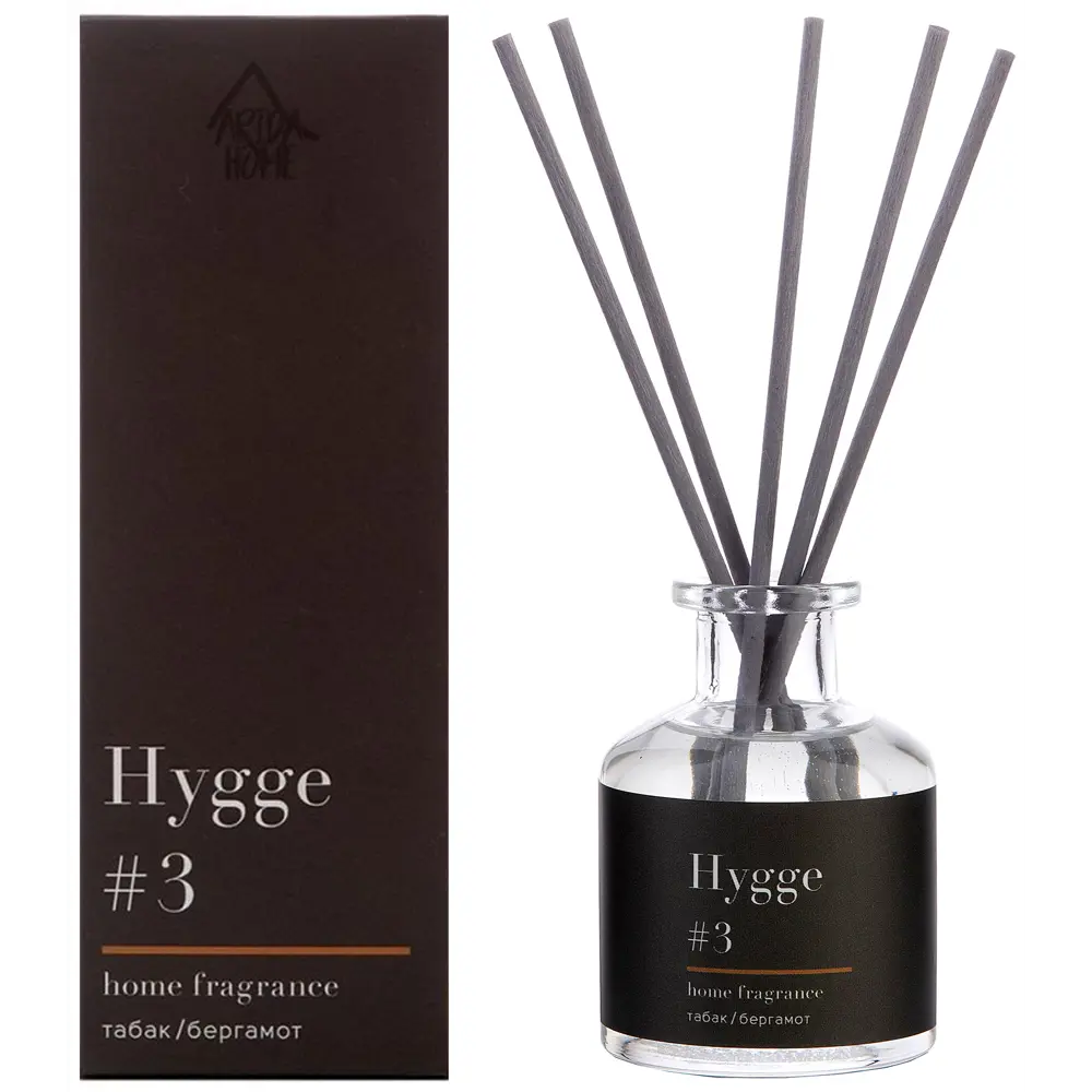 ARIDA HOME Диффузор Hygge 3 Табак-Бергамот для уютной атмосферы 84535147 STLM-0051582