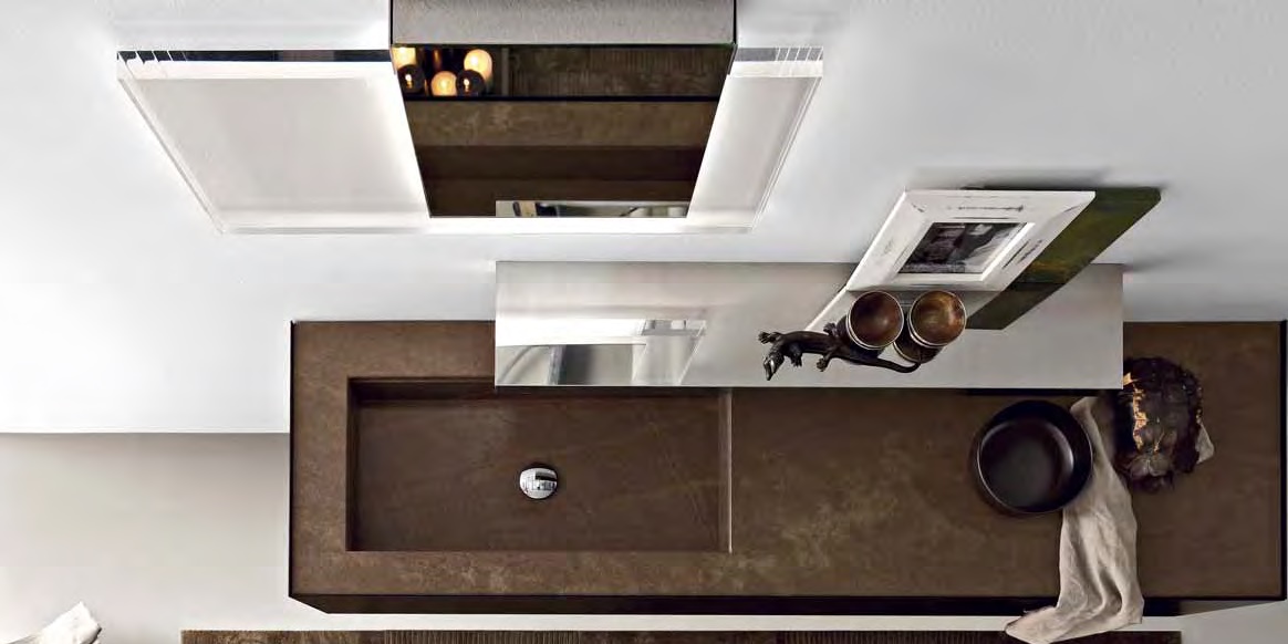 Toscoquattro Смеситель-полка 100 см для раковины Rubinetteria полиров.нерж.сталь 08RB2IL - Вид №2