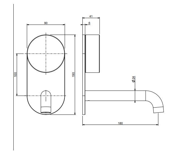Латунный смеситель для раковины с 2 отверстиями QD Magistro Lab Eternal ARCH-00137227 - Вид №2