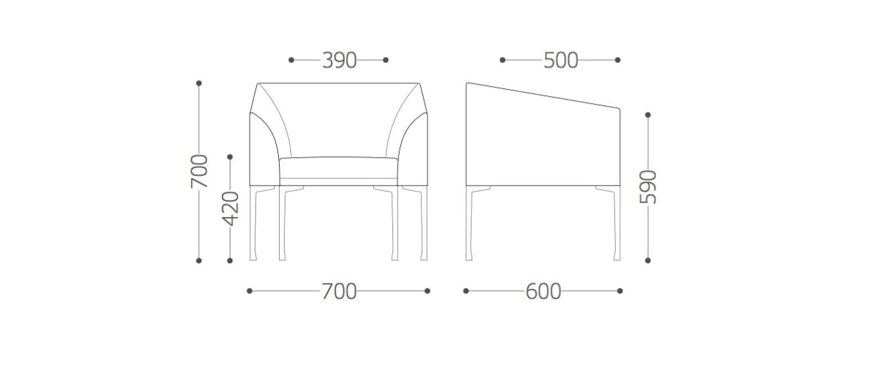 Кресло с подлокотниками VAGHI Alias Mini ARCH-00121851 - Вид №7