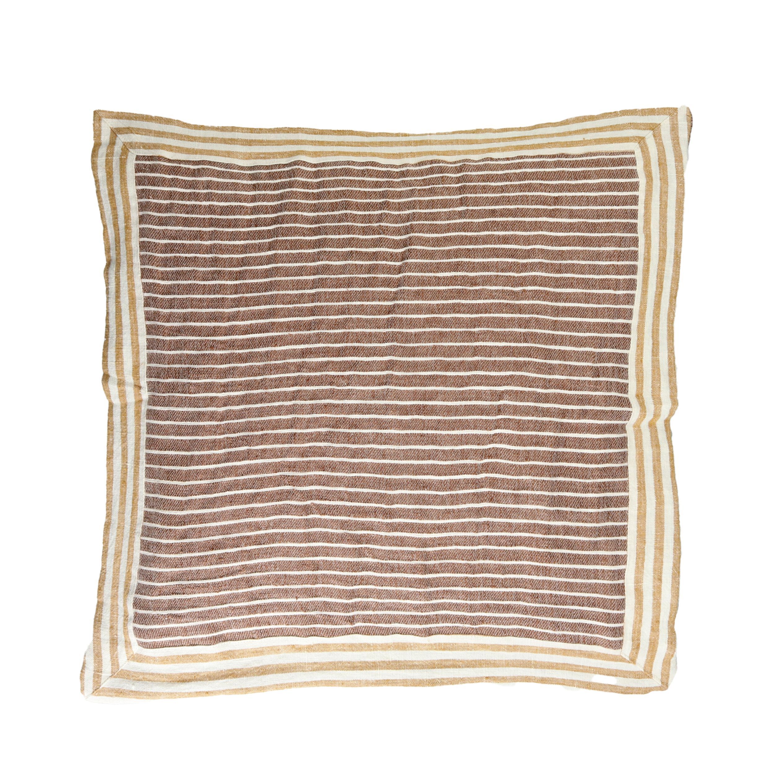 Квадратная льняная подушка POMAX Сен-Тропе ARCH-00058306 - Вид №15