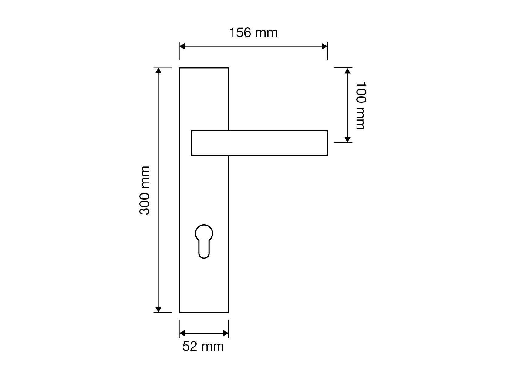 Ручка с кристаллами Swarovski® на пластине LINEA CALI' отражающие скалы ARCH-00063284 - Вид №3