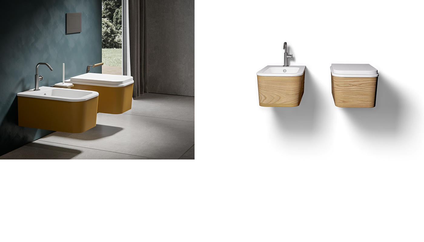 ED-ST02 Edone конусная сантехника КОНУС подвесной, с настраиваемым корпусом  - Вид №3