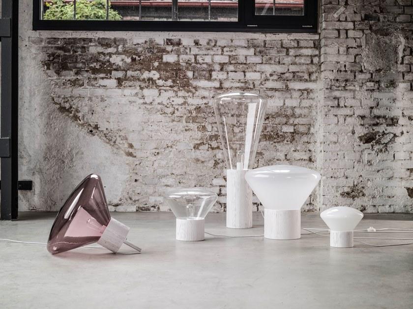 BROKIS Светодиодный торшер из дутого стекла Muffins Pc852/pc853/pc850 - Вид №5