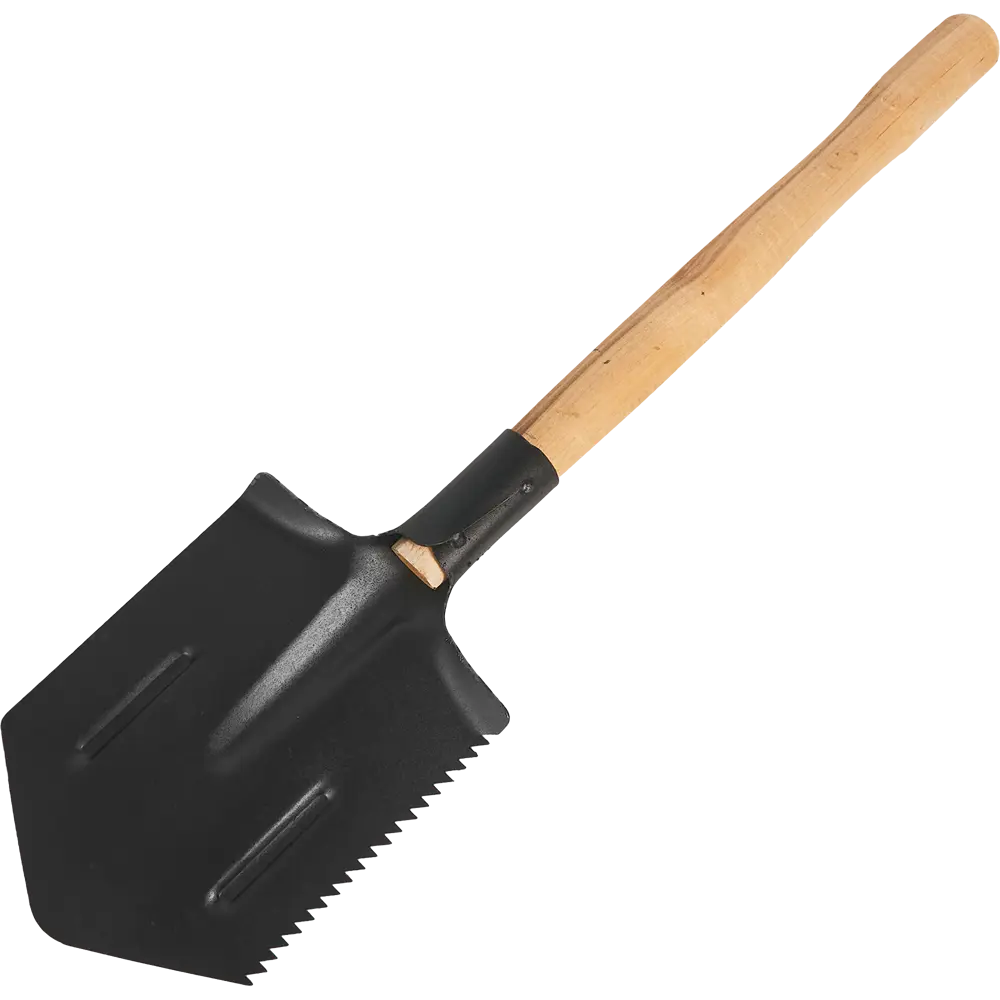 Лопата туристическая Павловская заря 51 см с пильным краем 86217138