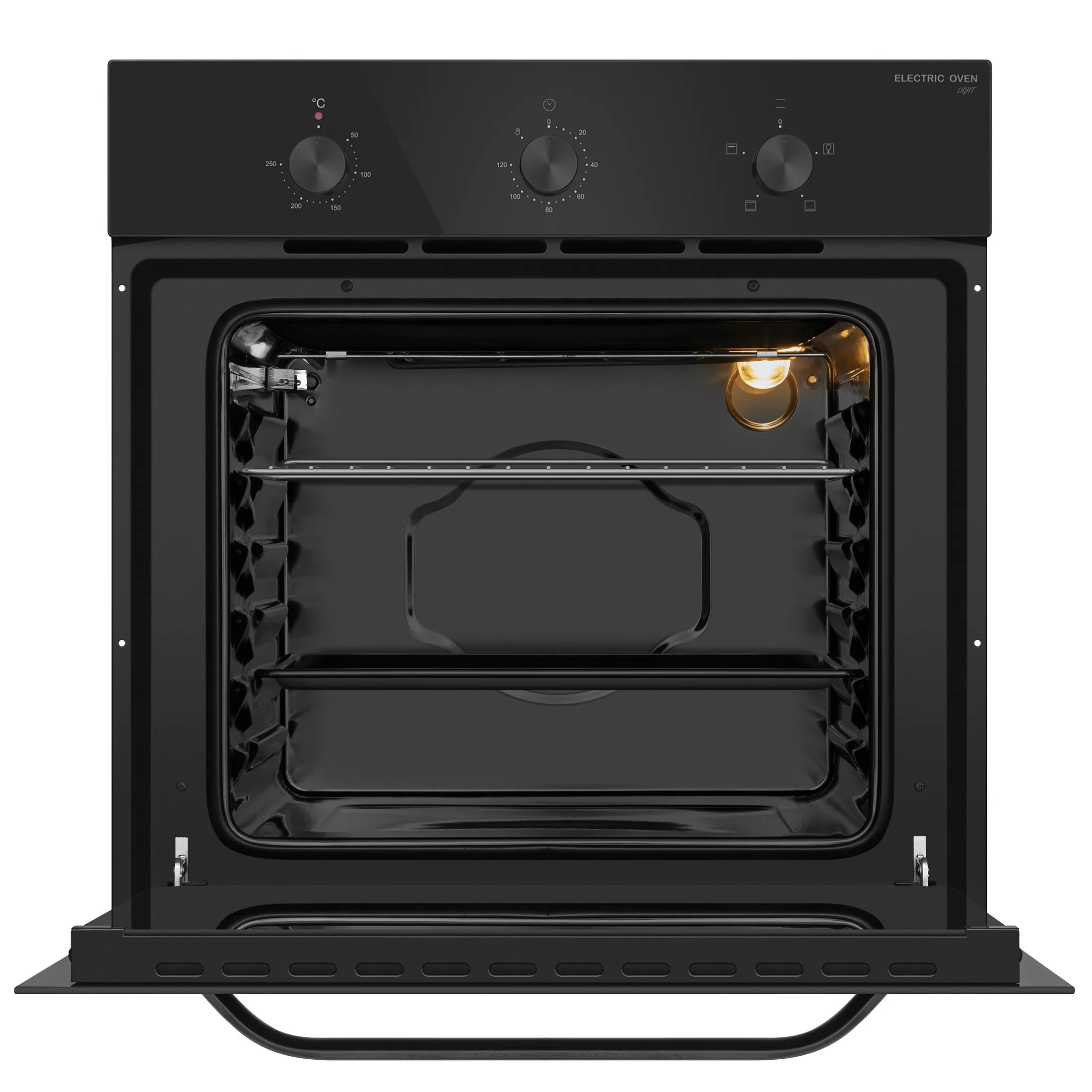 9168825 Электрический духовой шкаф Meferi MEO604BK LIGHT черный STDN-0043948 - Вид №2