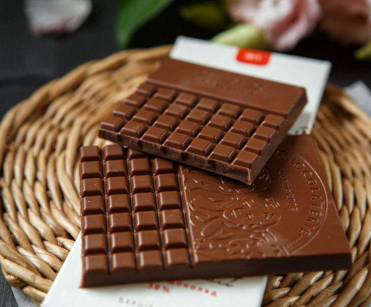 9531 Молочный шоколад 38%. Какао-бобы Trinitario. Вкусляндия  - Вид №1