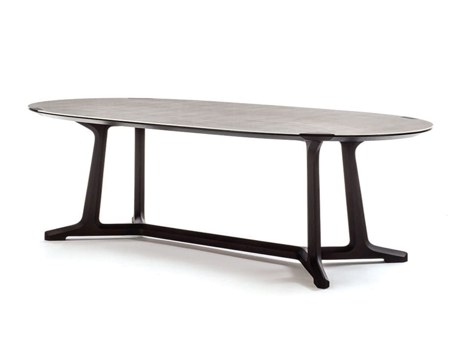 Овальный стол из керамогранита Frigerio Arja ARCH-00122802