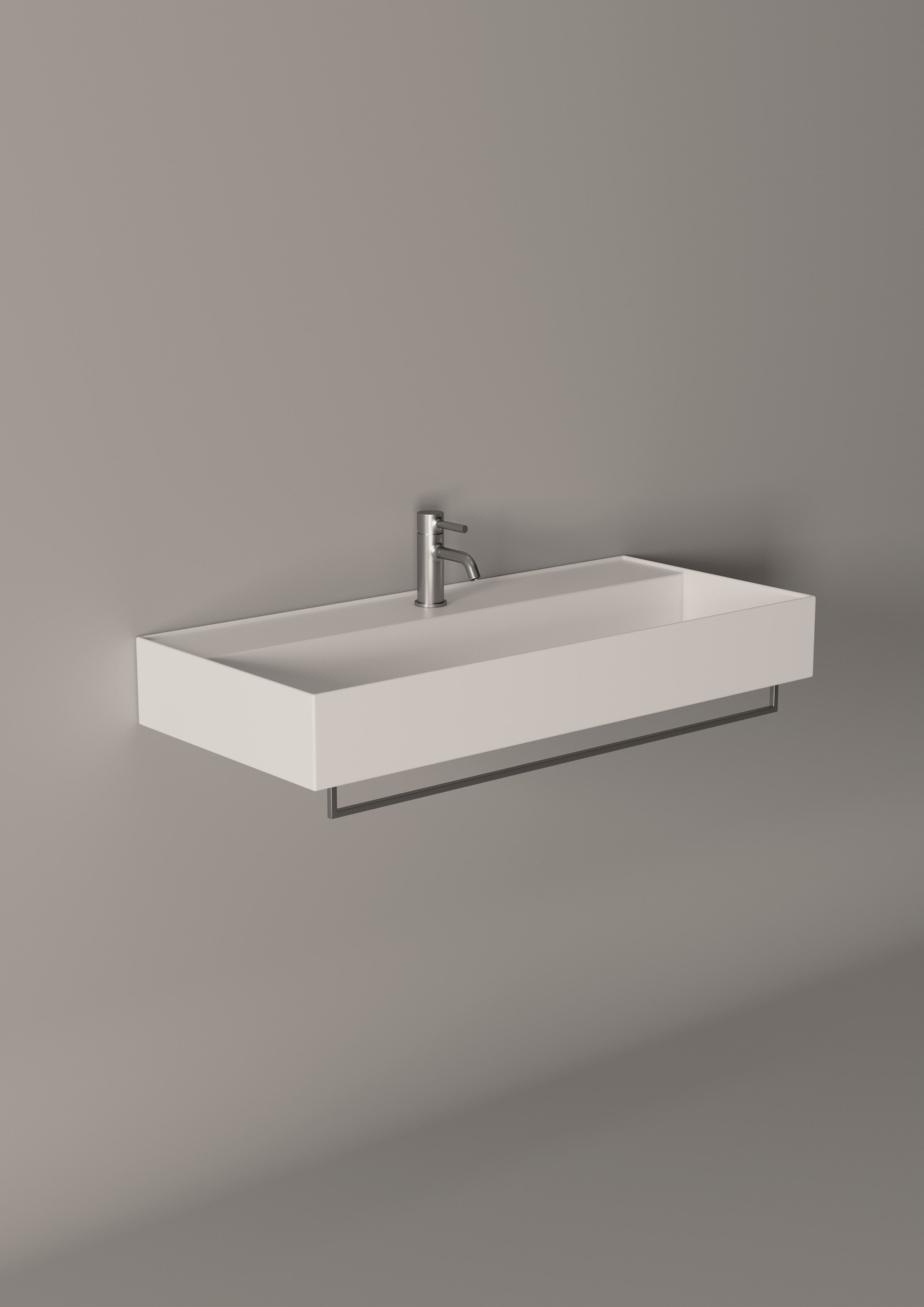 Керамическая прямоугольная подвесная раковина Alice Ceramica HIDE ARCH-00151886 - Вид №6