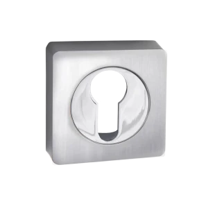 Накладки на цилиндр Renz ЦАМ цвет матовый хром 2 шт.