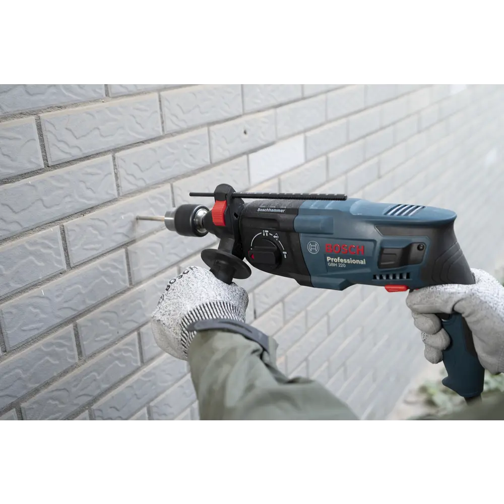 Перфоратор SDS-plus Bosch GBH 220 Professional 720 Вт, 06112A6020, 2 Дж BOSCH PROFESSIONAL STLM-2061570 - Вид №13