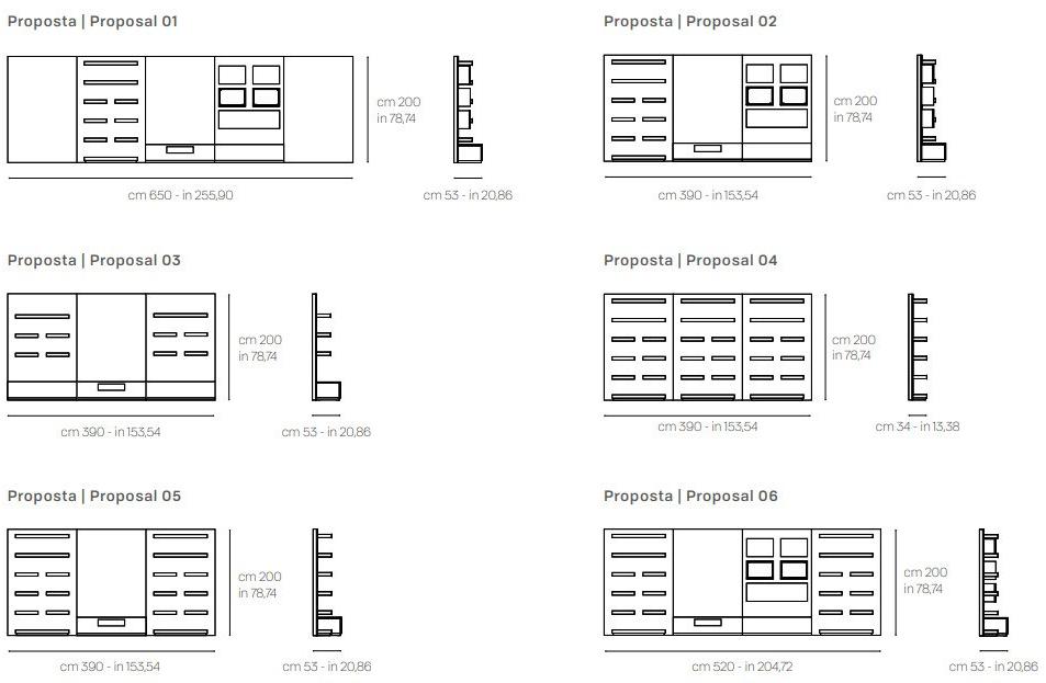 Grilli Модульная оборудованная стена sun-id-1356481 - Вид №3