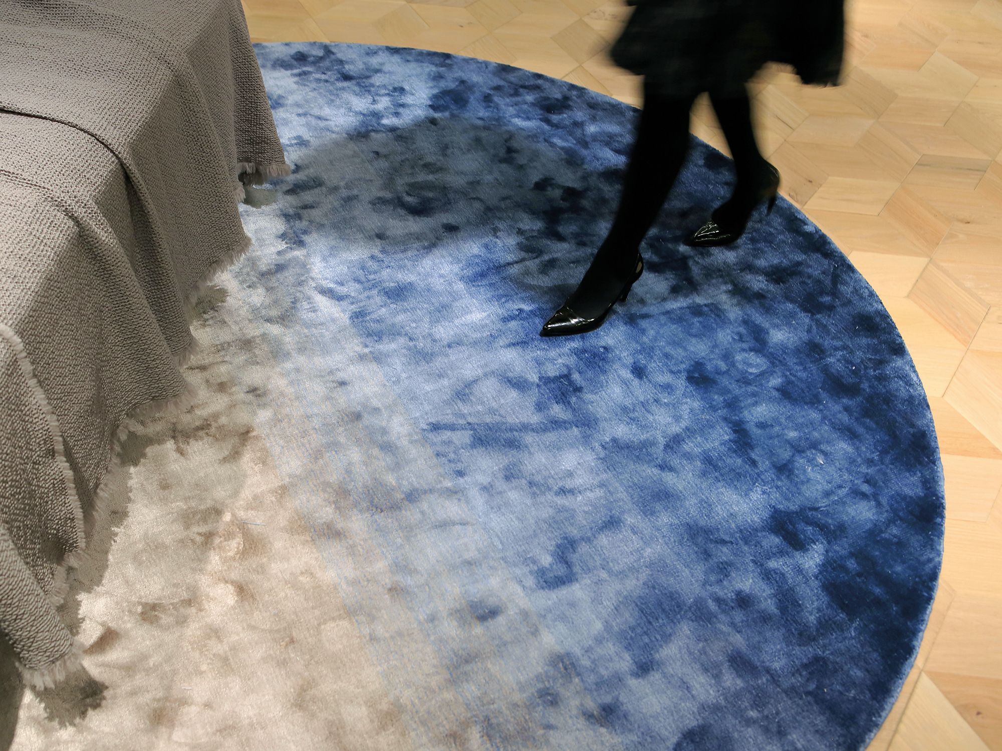 Ручной плетеный бамбуковый ковер degradé G.T.DESIGN in-Canto ARCH-00003816 - Вид №1