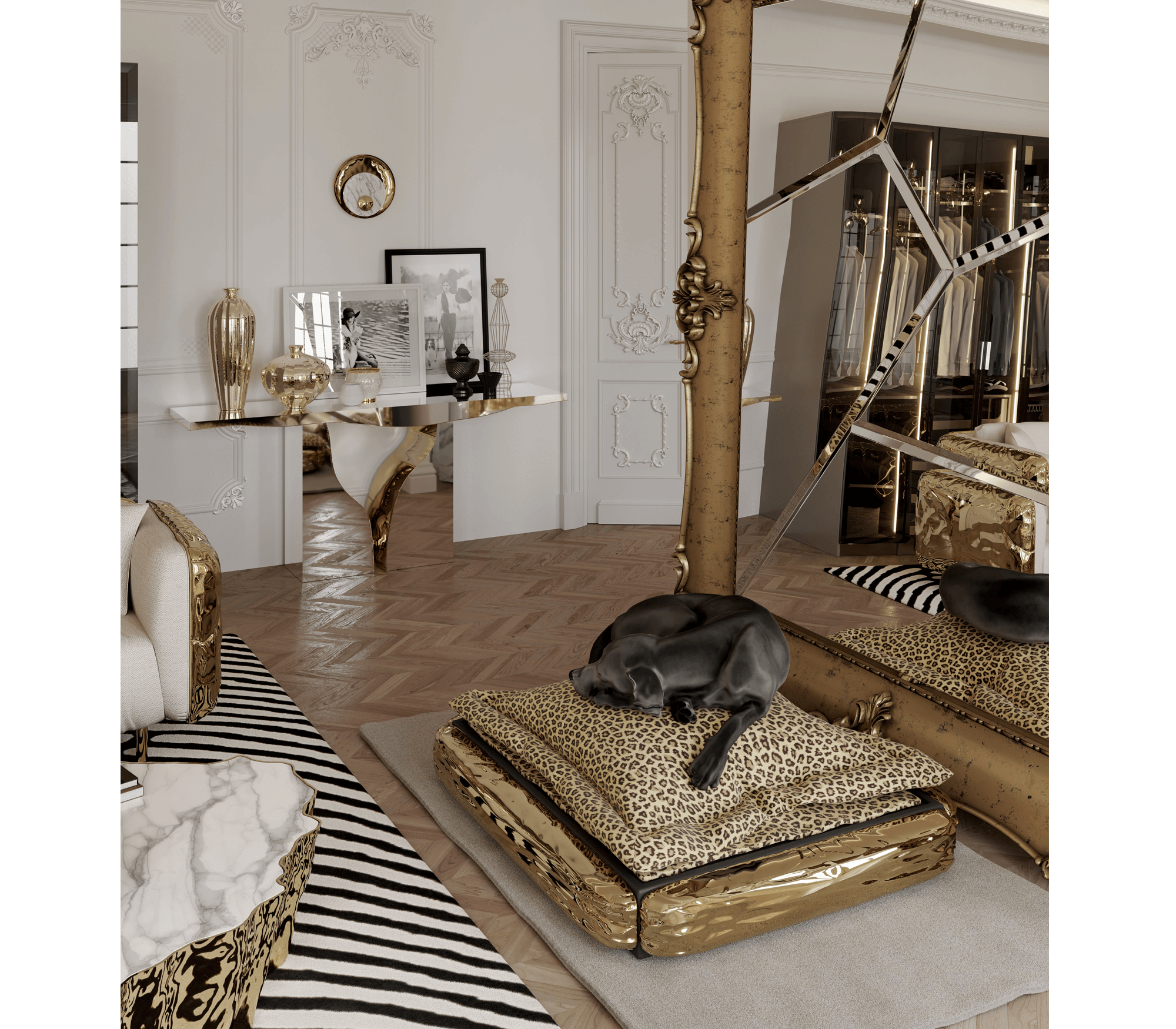 0-142 Настенный светильник Метаморфоза Boca Do Lobo  - Вид №6