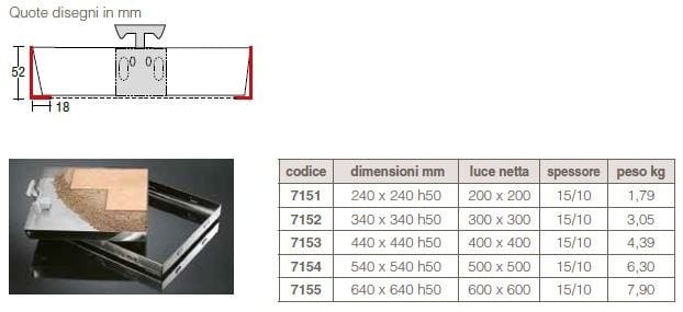 Крышка люка и решетка для гидросанитарной установки GRIDIRON BRILL ARCH-00027260 - Вид №2