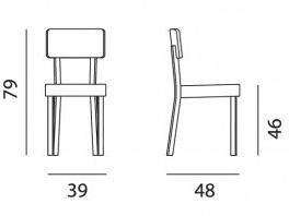 Gervasoni Стул из бука Black sun-id-1391666 - Вид №6