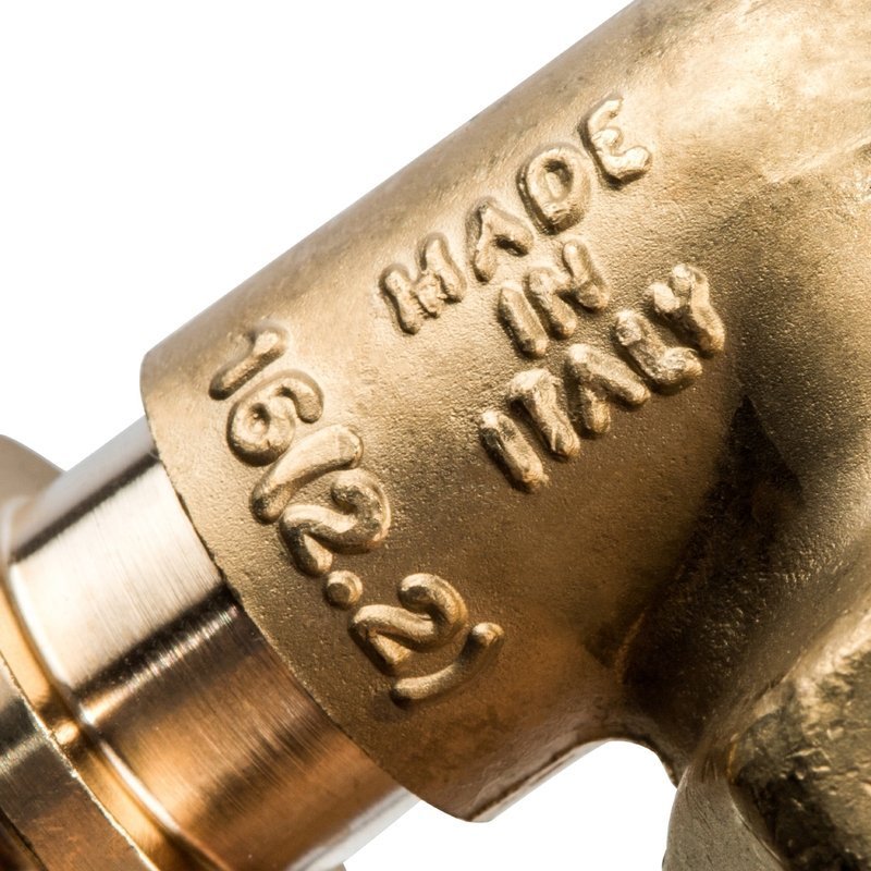 Угольник-переходник ВР 16x3/4" аксиальный для труб из сшитого полиэтилена STOUT SFA0006001634 - Вид №1