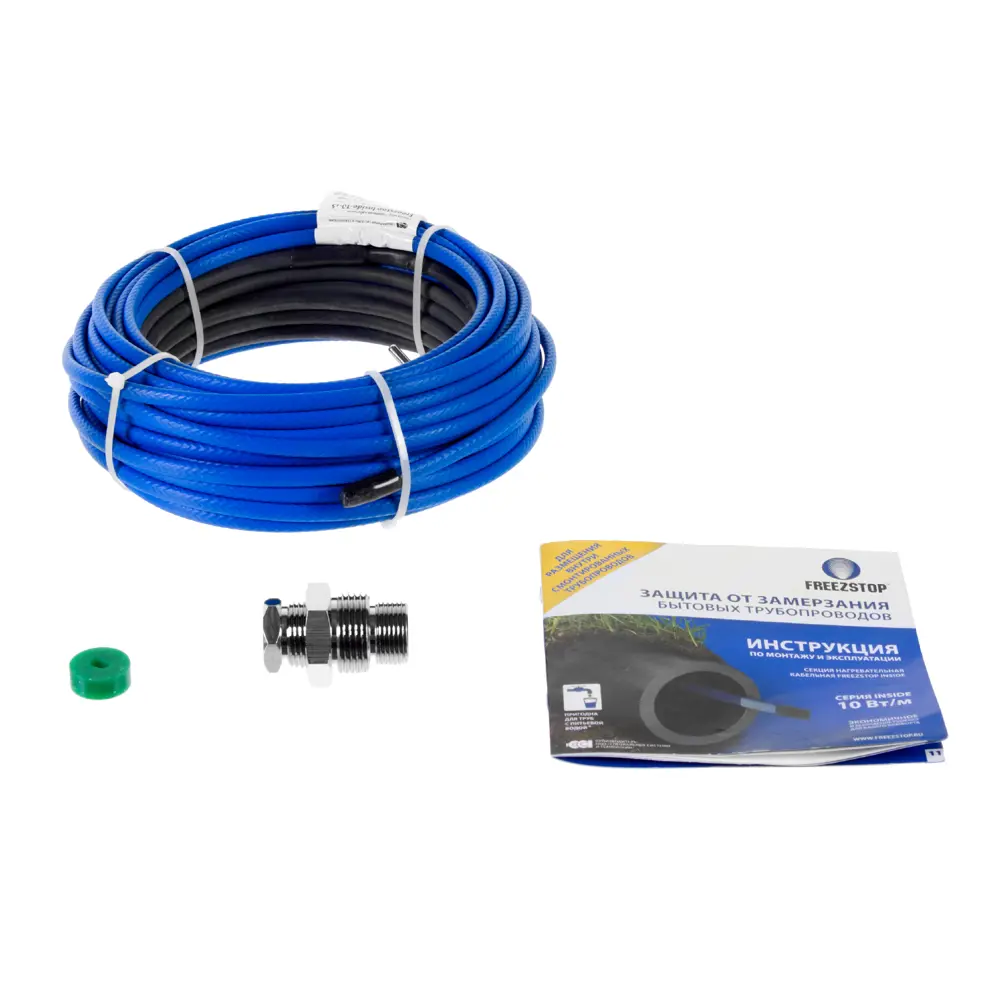 Греющий кабель для обогрева труб Freezstop Inside 15 м, 150 Вт STLM-2081574 - Вид №1