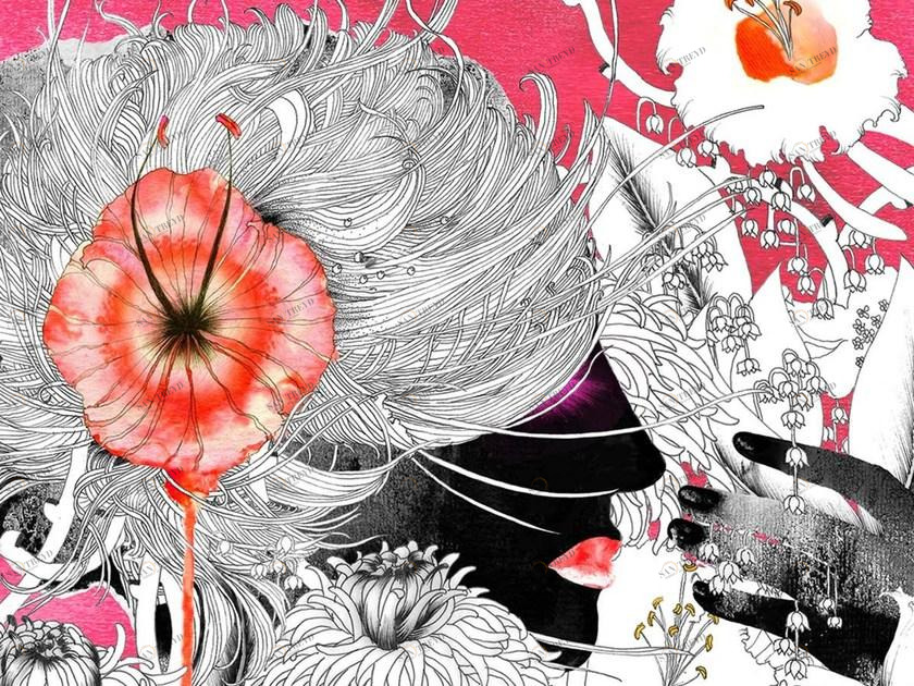 MOMENTI Авторский художественный принт Crazy home paintings Nc-011