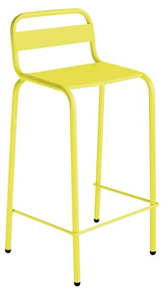 iSimar Табурет садовый алюминиевый со спинкой Barceloneta 8024 / 8007 - Вид №3