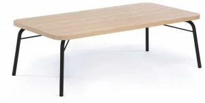 Woodman Прямоугольный журнальный столик из фанерованной древесины Ashburn