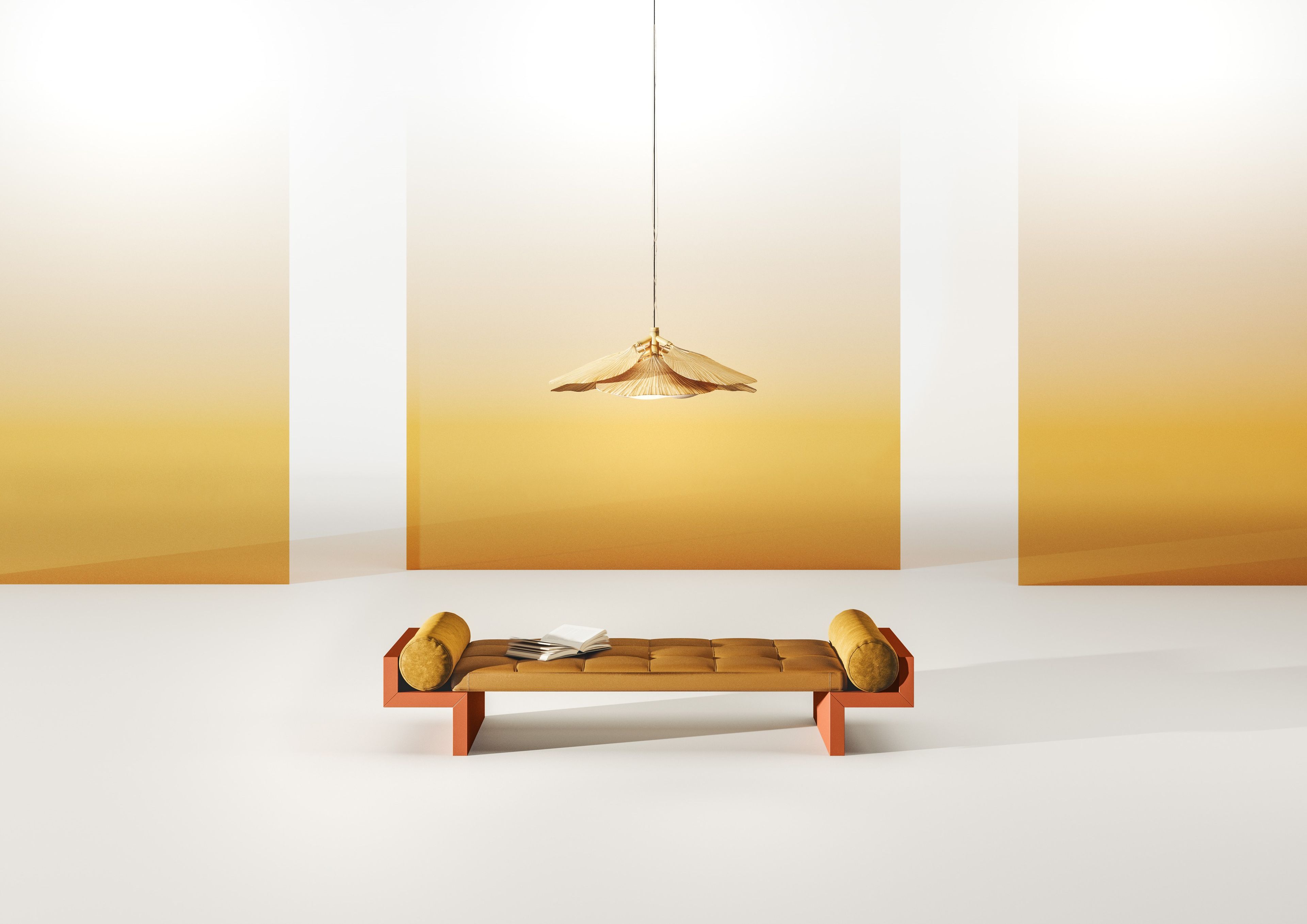 Dormeuse capitonné кожа с деревянной рамой Falsasquadra ARCH-00127259 - Вид №1