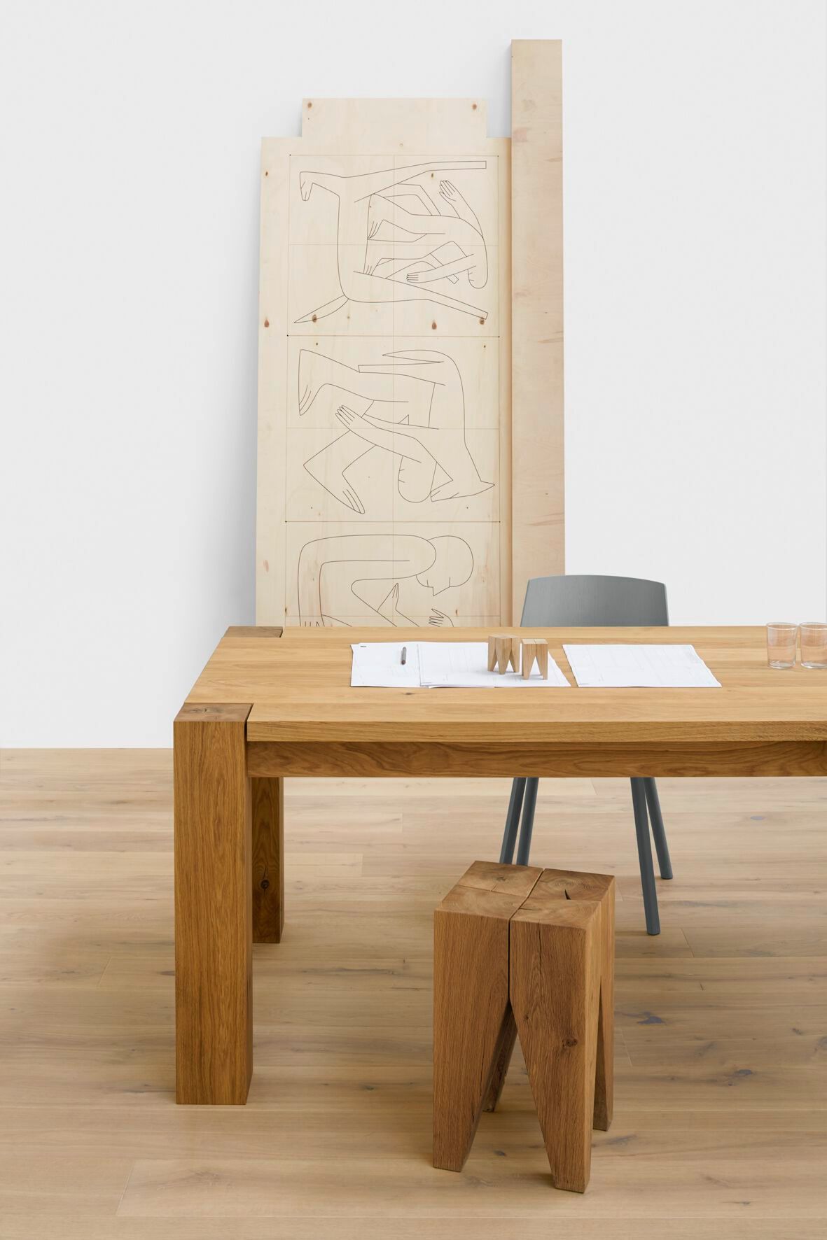 Прямоугольный дубовый стол e15 BIGFOOT™ ANNIVERSARY EDITION ARCH-00095902 - Вид №14