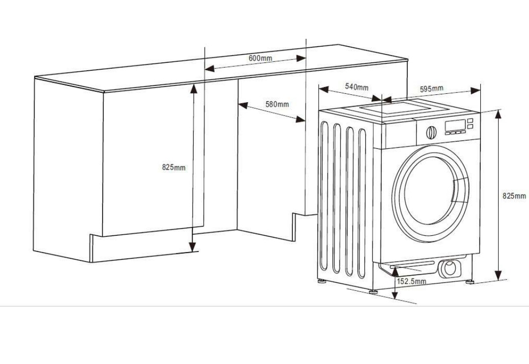 9245331 Встраиваемая стирально-сушильная машина Schaub Lorenz SLW BW8543 I STDN-0009038 - Вид №10
