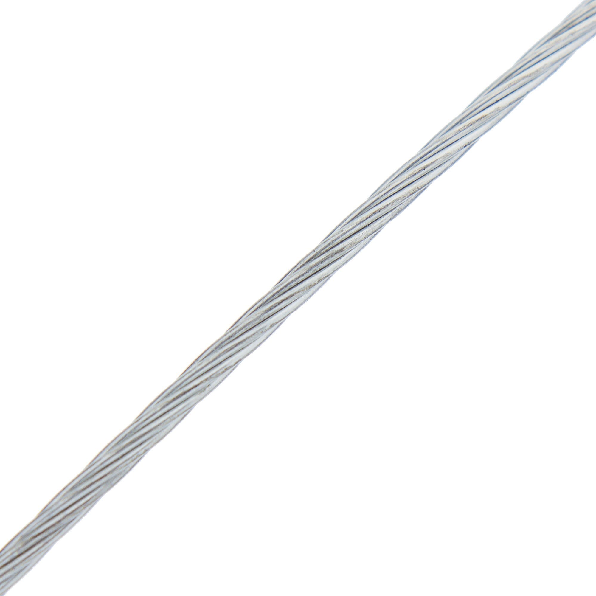 15956013 Трос стальной DIN 3055 1 мм 100 м, цвет цинк Santreyd  - Вид №1