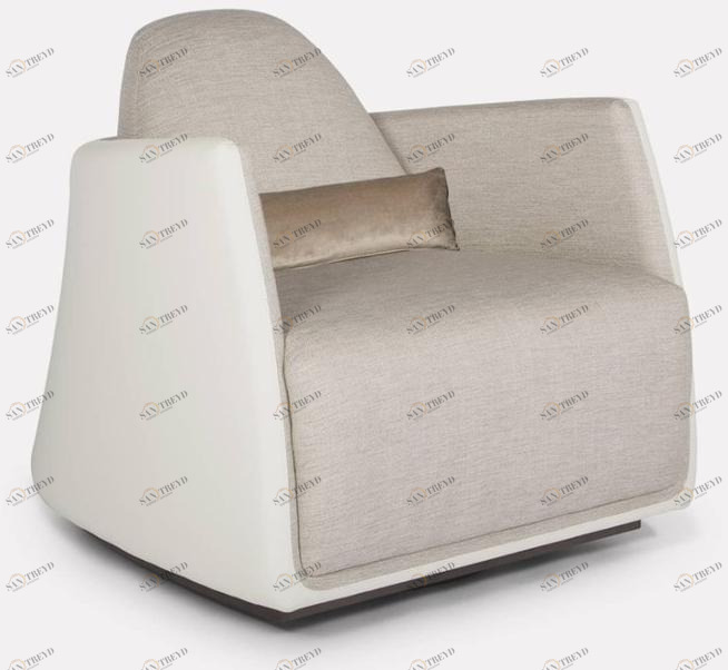 MORADA Кресло с обивкой из ткани с подлокотниками  Palm royal ac 