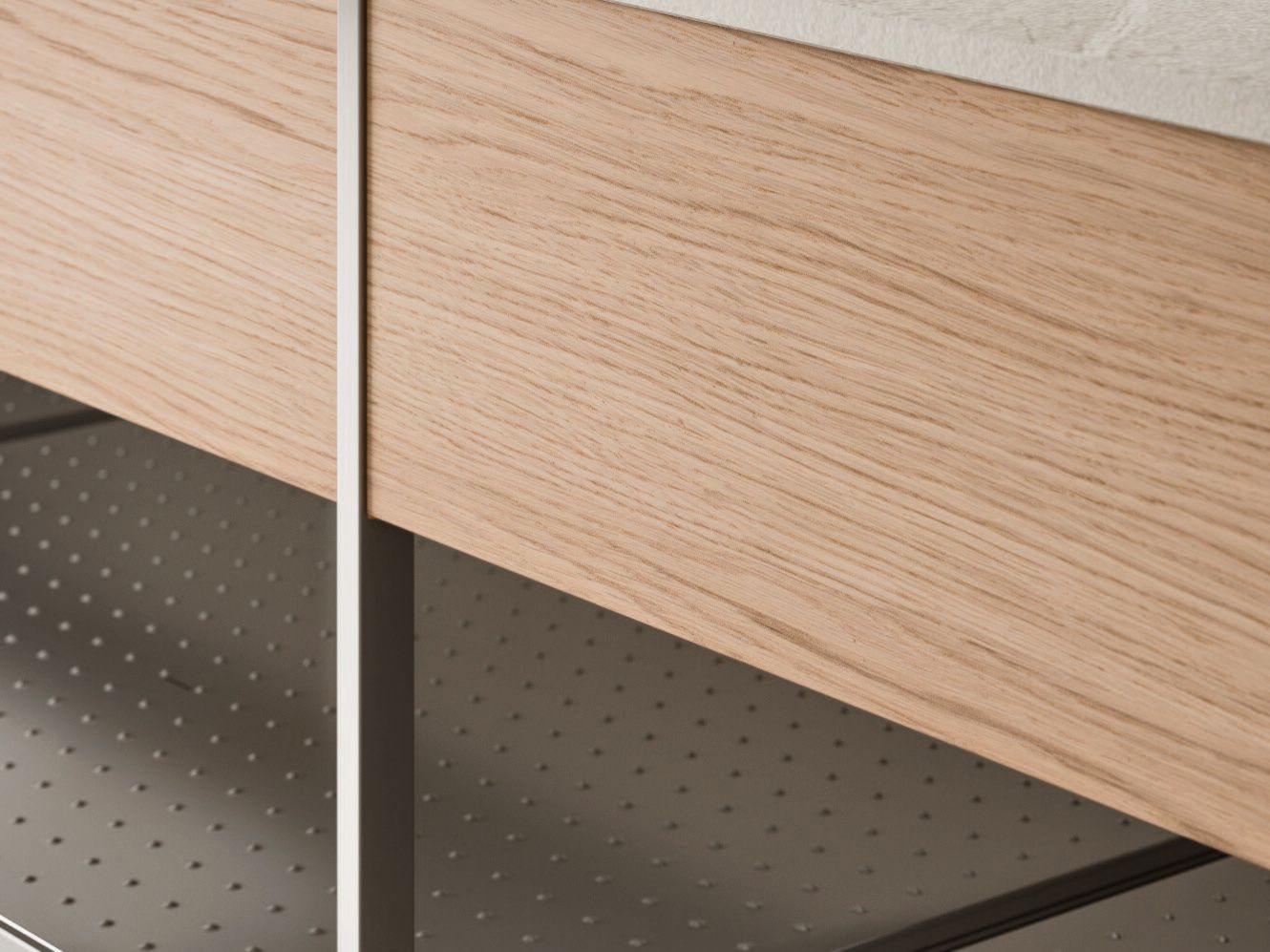 Мебель для ванной комнаты из дуба и алюминия Noorth Fjord ARCH-00098259 - Вид №3