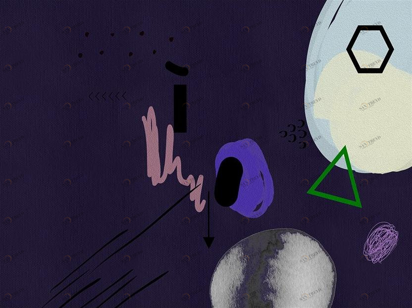 YO2 Прямоугольный коврик из полиамида с рисунком Lack methods sun-id-1347952