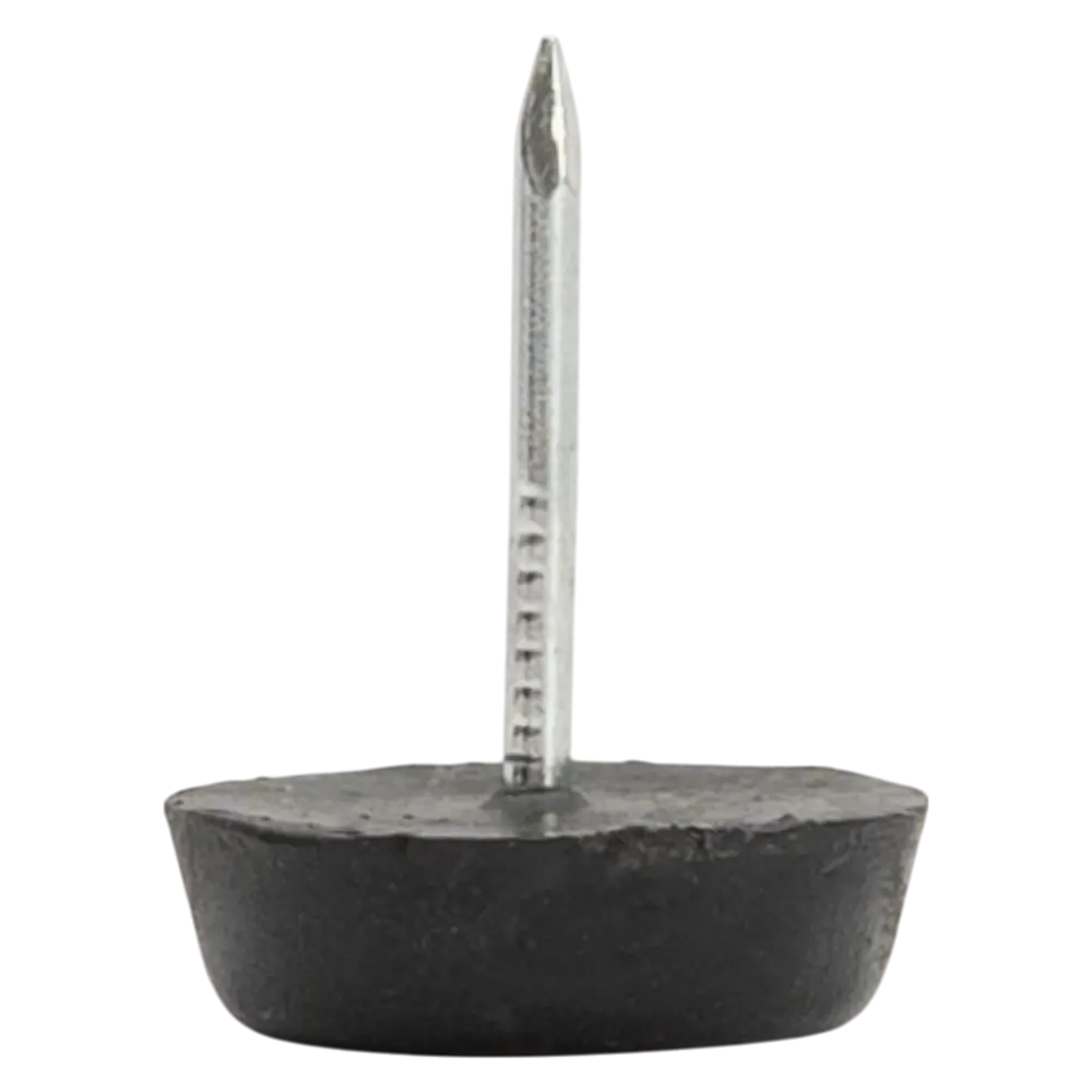 Подпятник на гвозде Tech-Krep круглый 20x14 мм пластик цвет черный 4 шт Santreyd STLM-2060048 - Вид №3