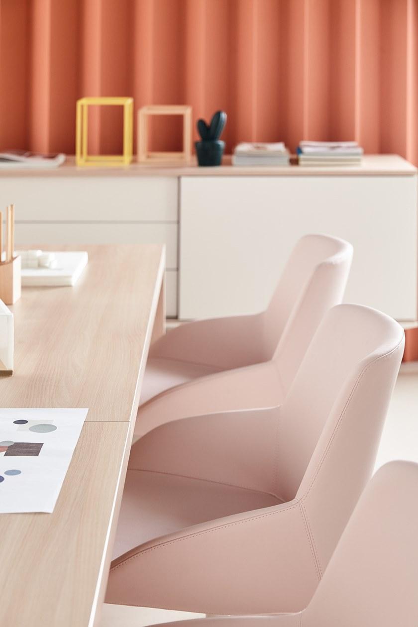 ACTIU Мягкое кожаное кресло Noom sun-id-1371669 - Вид №11