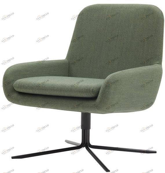 SOFTLINE Мягкое поворотное кресло с 4 спицами Coco sun-id-1468382