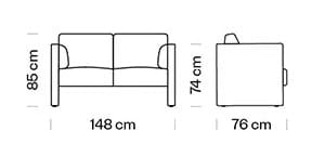2-местный тканевый диван Et al Nomad+ ARCH-00054602 - Вид №2