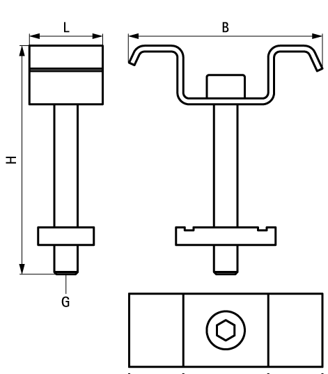 67699000 Набор Креплений для Решётчатого Настила walraven  - Вид №1