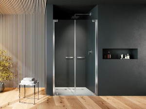 Стеклянная ниша душевая кабина с распашной дверью