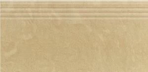 Амба ступень охра матовая 600х300