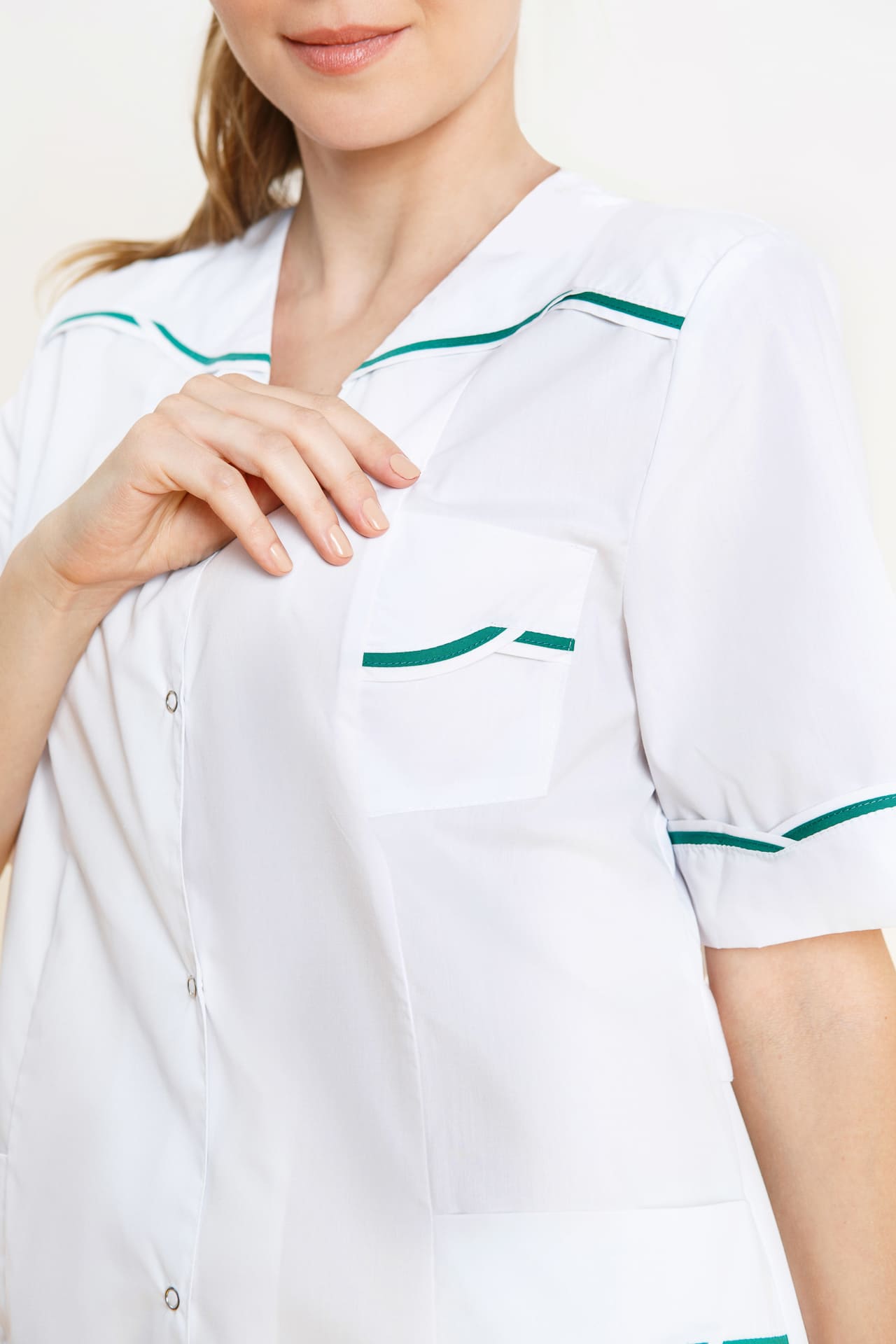 64755 Халат "Силуэт" женский  Медицинская одежда  размер 58/170-176 Спецодежда  - Вид №6