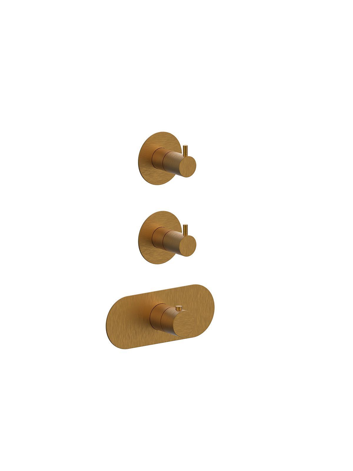 Термостатический смеситель для душа с 3 отверстиями Rubinetterie Frattini отдельная эстетика ARCH-00075862 - Вид №20