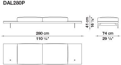 B&B Italia 3-х местный тканевый диван с шезлонгом Dock sun-id-1355318 - Вид №194