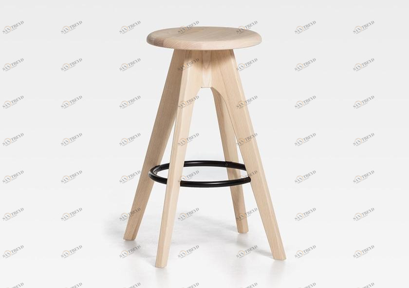 SIPA Табурет деревянный с подставкой для ног Tommy sun-id-1422429