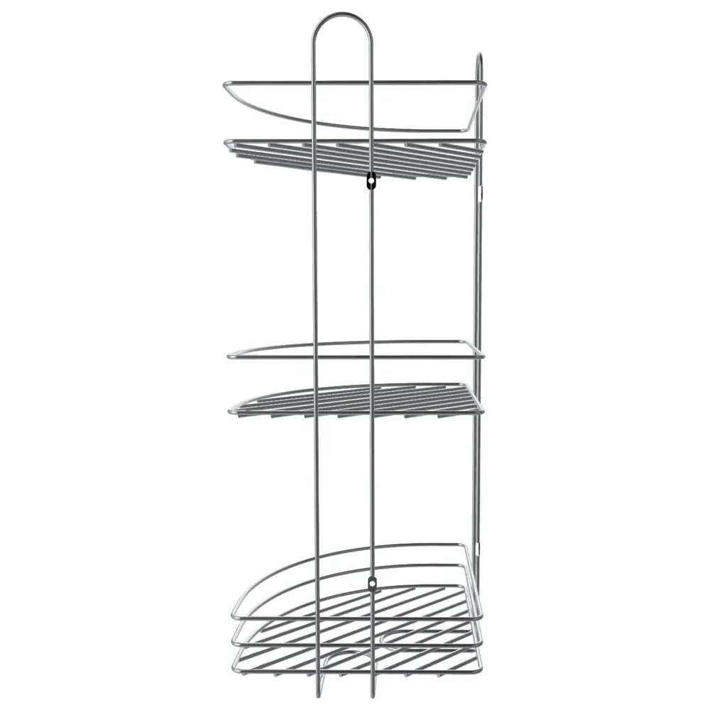 Полка для ванной Lemer Nil 23.5x58.5 см металл цвет хром STLM-2069122 - Вид №8