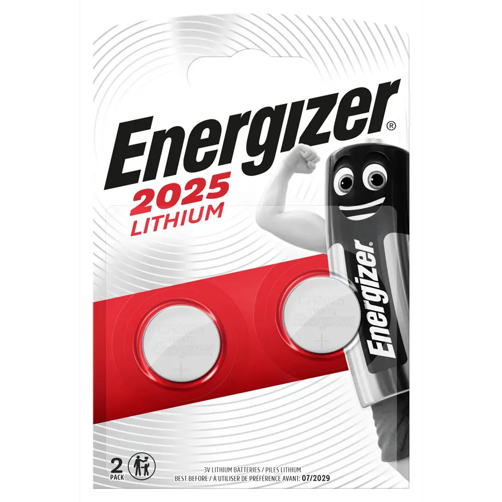 Батарейка Energizer CR2025 литиевая 2 шт STLM-2061617