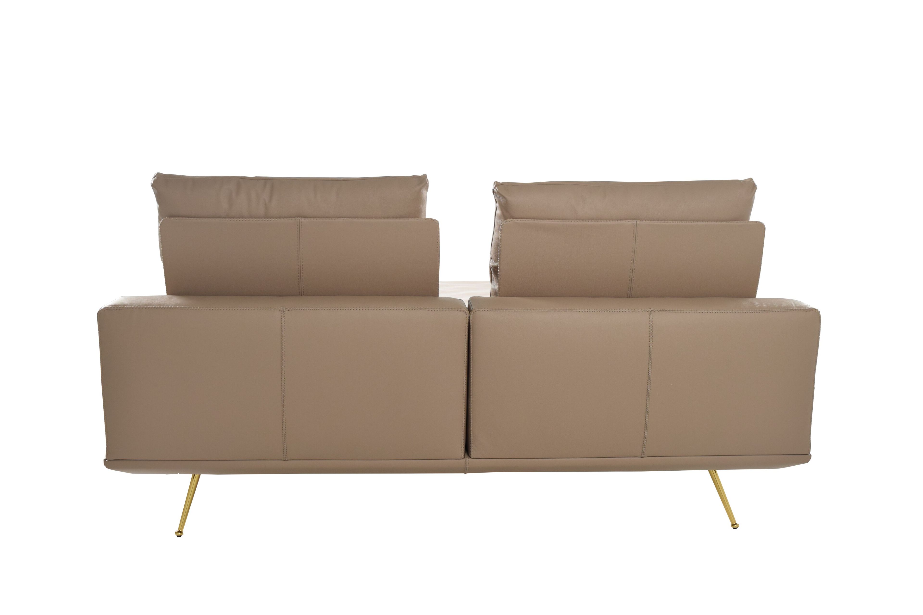 Кожаная двуспальная кровать с мягким изголовьем ABLE Carlton ARCH-00071123 - Вид №2