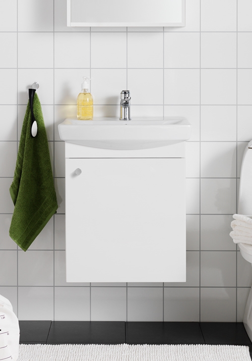 1751201 Life 500 M Шкаф Для Умывальника Белый М Дверь Hafa  Белый 