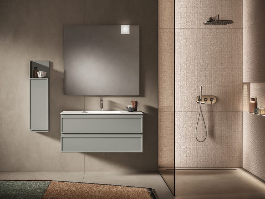 Подвесной умывальник с ящиками и встроенной раковиной BMT Everyday ARCH-00060852