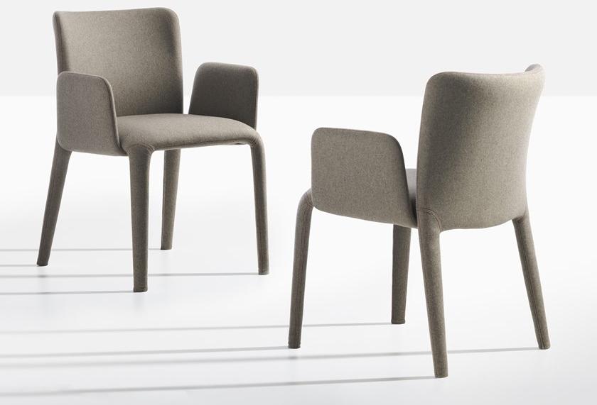 Potocco Стул с обивкой и подлокотниками Lars 902/p - Вид №1